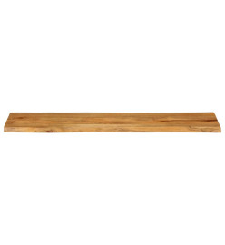 Dessus de table 160x40x2,5 cm bord vivant bois massif manguier