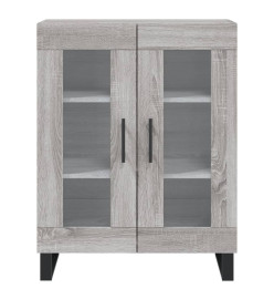 Buffet haut Sonoma gris 69,5x34x180 cm Bois d'ingénierie