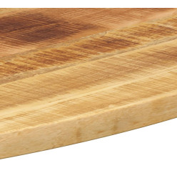 Dessus de table 120x50x2,5 cm ovale bois massif de manguier