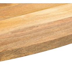 Dessus de table 140x50x2,5 cm ovale bois massif de manguier