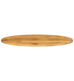 Dessus de table 120x50x2,5 cm ovale bois massif de manguier