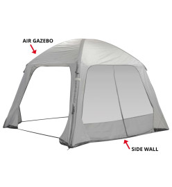 Bo-Camp Paroi latérale avec moustiquaire de tente Air Gazebo Gris