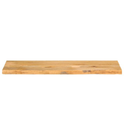 Dessus de table à bord vivant 120x40x3,8cm bois massif manguier