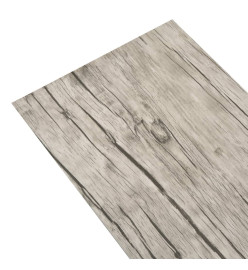 Planches de plancher PVC Non auto-adhésif 4,46m² 3mm Gris clair