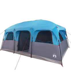 Tente de cabine familiale 9 personnes bleu imperméable