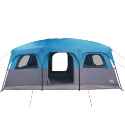 Tente de cabine familiale 9 personnes bleu imperméable