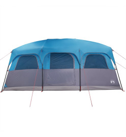 Tente de cabine familiale 9 personnes bleu imperméable