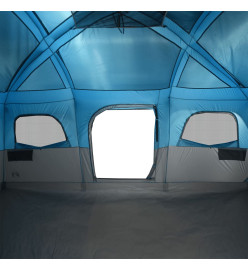 Tente de cabine familiale 9 personnes bleu imperméable