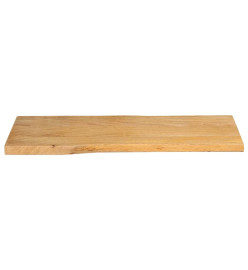 Dessus de table 90x40x3,8 cm bord vivant bois massif manguier