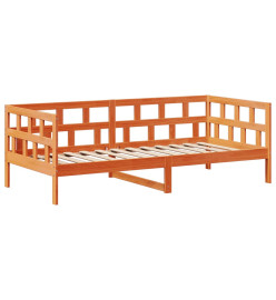 Ensemble de lit de jour avec toit 90x190 cm bois massif de pin