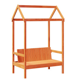 Ensemble de lit de jour avec toit 90x190 cm bois massif de pin