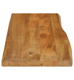 Dessus de table 80x40x3,8 cm bord vivant bois massif manguier