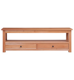 Meuble TV 115x30x40 cm Bois d'acajou massif