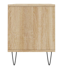 Meuble TV chêne sonoma 100x34,5x44,5 cm bois d'ingénierie