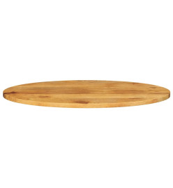 Dessus de table 140x60x3,8 cm ovale bois massif de manguier