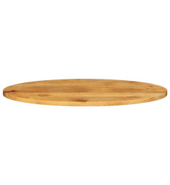 Dessus de table 110x50x2,5 cm ovale bois massif de manguier