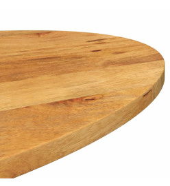 Dessus de table 110x50x2,5 cm ovale bois massif de manguier