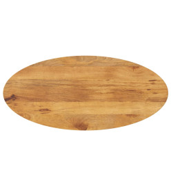 Dessus de table 110x40x2,5 cm ovale bois massif de manguier