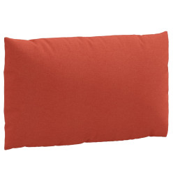 Coussins de palette lot de 3 rouge mélangé tissu