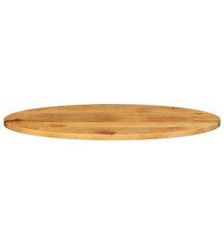 Dessus de table 100x50x2,5 cm ovale bois massif de manguier