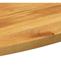 Dessus de table 90x40x3,8 cm ovale bois massif de manguier