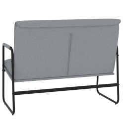 Banc Gris clair 100x64x80 cm Tissu