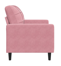 Fauteuil Rose 60 cm Velours