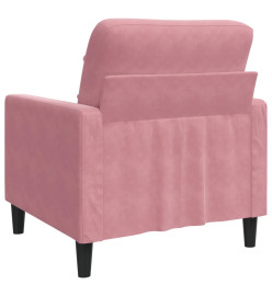 Fauteuil Rose 60 cm Velours