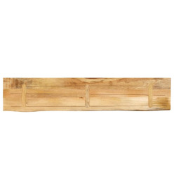 Dessus de table 160x30x2,5 cm bord vivant bois massif manguier