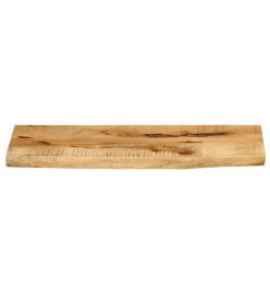 Dessus de table 90x30x2,5 cm bord vivant bois massif manguier