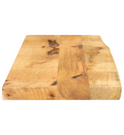 Dessus de table 80x30x3,8 cm bord vivant bois massif manguier