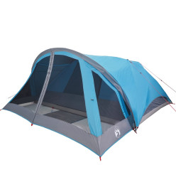 Tente de cabine familiale 6 personnes bleu imperméable