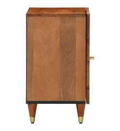 Armoire de salle de bain 38x33x58 cm bois massif de manguier