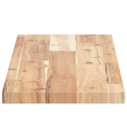 Dessus de table 100x20x2 cm rectangulaire bois massif d'acacia