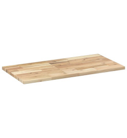 Dessus de table 100x40x2 cm rectangulaire bois massif d'acacia