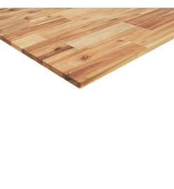 Dessus de table rectangulaire 100x40x2 cm bois massif d'acacia