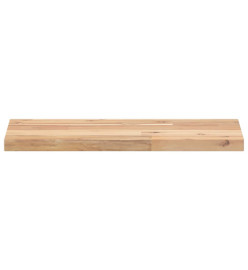 Dessus de table 60x20x2 cm rectangulaire bois massif d'acacia