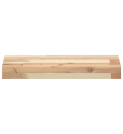 Dessus de table 60x20x4 cm rectangulaire bois massif d'acacia