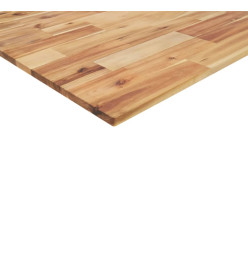 Dessus de table rectangulaire 60x20x2 cm bois massif d'acacia