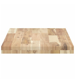 Dessus de table 60x40x4 cm rectangulaire bois massif d'acacia