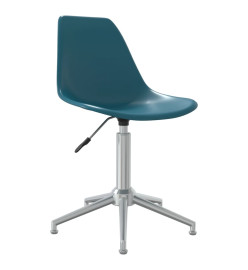 Chaise de bureau pivotante Turquoise PP