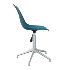 Chaise de bureau pivotante Turquoise PP