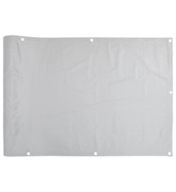 Écran d'intimité de jardin gris 300x120 cm PVC