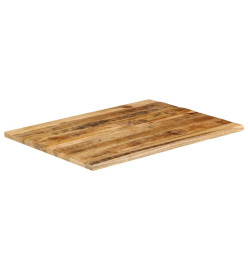 Dessus de table 110x80x3,8 cm bord vivant bois massif manguier