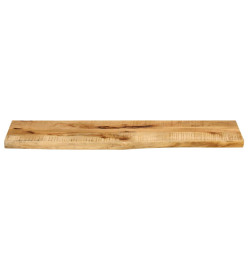 Dessus de table 120x20x3,8 cm bord vivant bois massif manguier