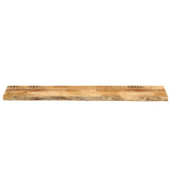 Dessus de table 160x20x3,8 cm bord vivant bois massif manguier