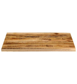 Dessus de table 90x80x3,8 cm bord vivant bois massif manguier