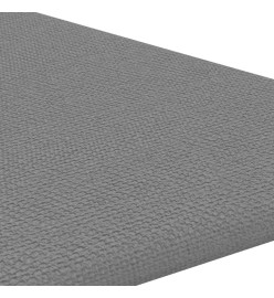 Panneaux muraux 12 pcs Gris clair 30x30 cm Tissu 0,54 m²