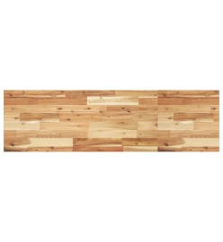 Dessus de table rectangulaire 120x40x2 cm bois massif d'acacia