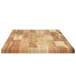 Dessus de table rectangulaire 120x40x2 cm bois massif d'acacia